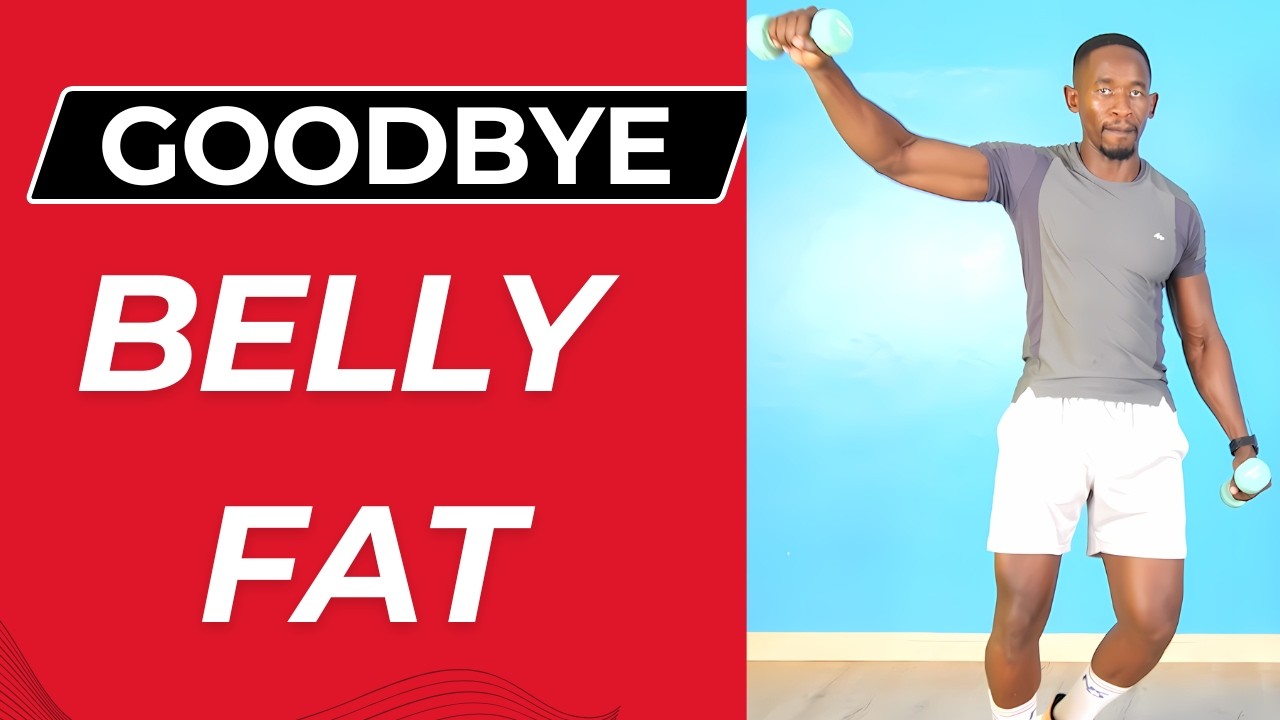 20-минутная ходьба с гантелями для быстрого избавления от 20% жира на животе