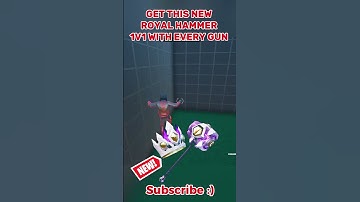 HOW TO GET THE ROYAL HAMMER IN 1V1 WITH EVERY GUN ! #fortnitecreative #shorts HiveCR8 @hivecr8