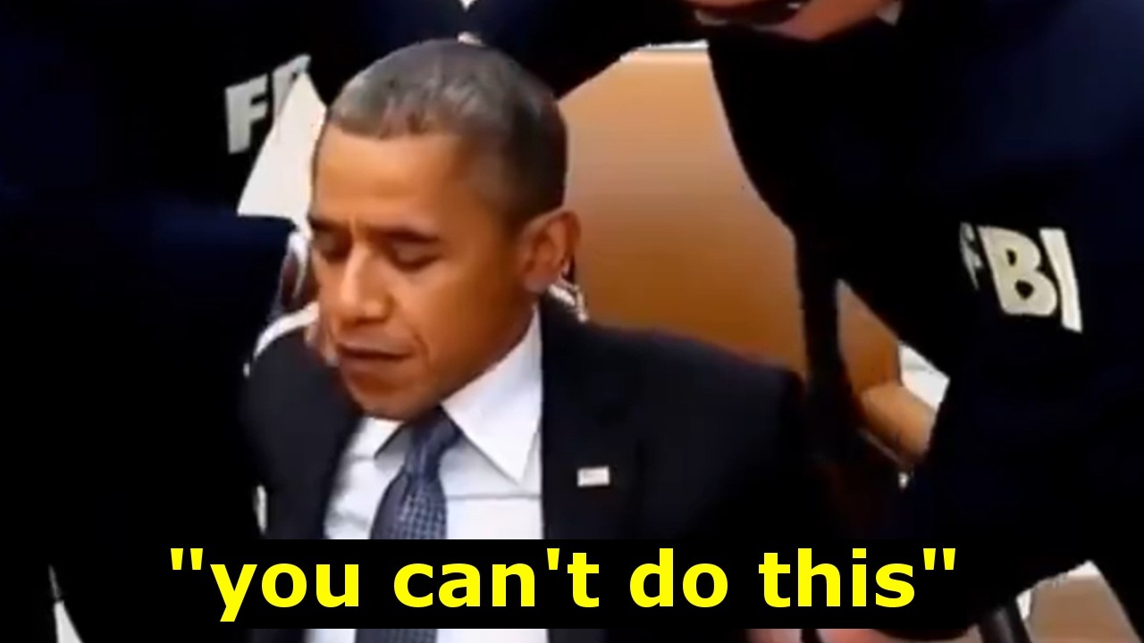 JUST NOW: OBAMA IS 100% GOING TO JAIL. IT'S OFFICIAL.