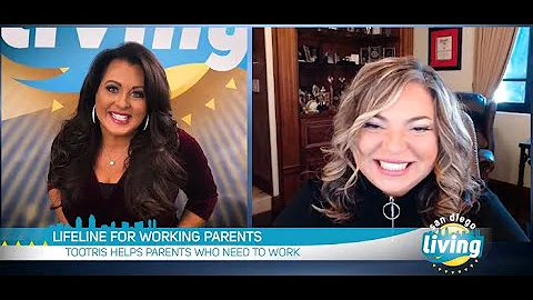 CBS 8 San Diego Living Interviews TOOTRiS CEO Alessandra Lezama about Child Care