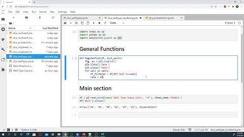 DCA Well Type - Part 1