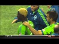 Seattle Sounders striker Eddie Johnson blows off teammate Marc Burch after win, 08-25-2013