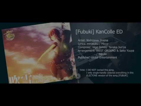 Fubuki Kancolle Ed Song アニメ 艦隊これくしょん 艦これ Ed 吹雪 Electone Youtube