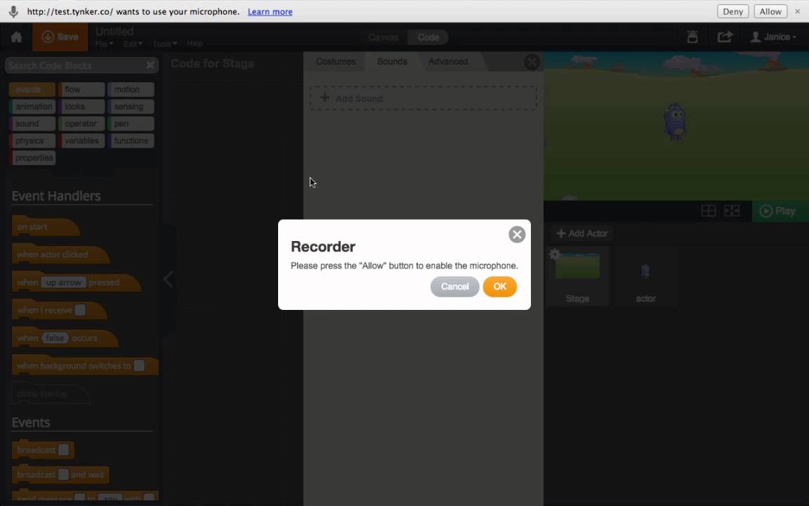 Tynker - How to Record Your Own Voice - YouTube