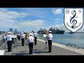 Capture de la vidéo 20 Minuten Marinemusikkorps Wilhelmshaven - Platzkonzert Zum Einlaufen Des Egv Berlin Am 10.07.2021