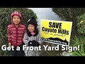 PLEDGE to Save West Coyote Hills Now!