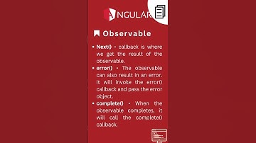 Angular Observable - by Credo Systemz
