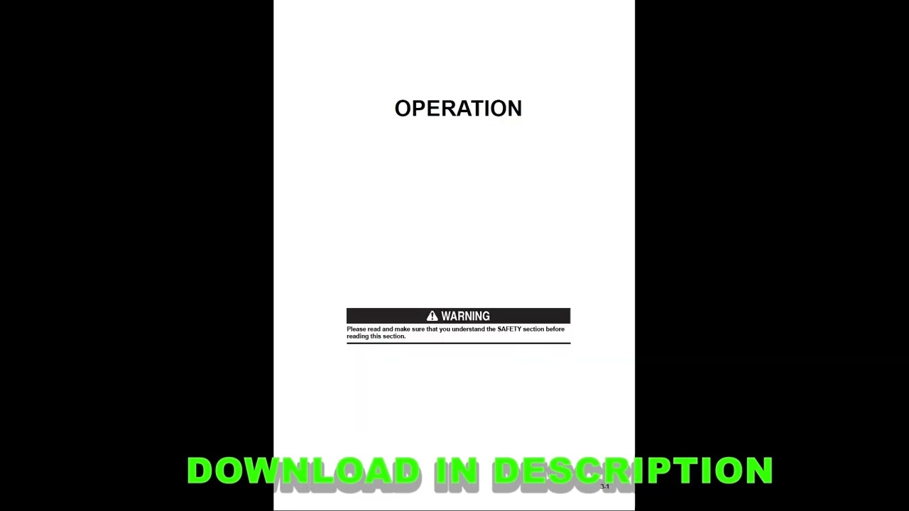 Komatsu HM350-1 10258 Operator’s Manual PDF English – Operation & Maintenance Guide