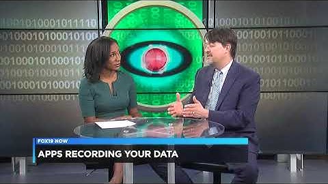 Dave Hatter on Fox19 RE how apps may be tracking you without your consent