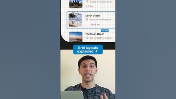 Grid layouts explained ⚡️ #ui #uidesign