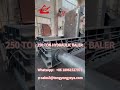 Heavy Duty Scrap Baling Machine by Wanshida