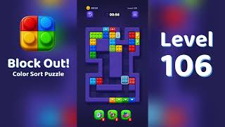 Block Out Level 106 Walkthrough 🧩 | All Levels Solution | Mini Boss