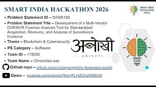 Anokhi Drishti - SIH26150 - 178295 - Chronicles.exe