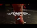 Berlin Burlesque Festival 2020 official trailer