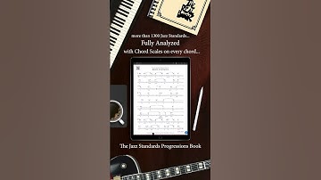 1300 Jazz Standards Fully Analyzed with Chord Scales. #shorts