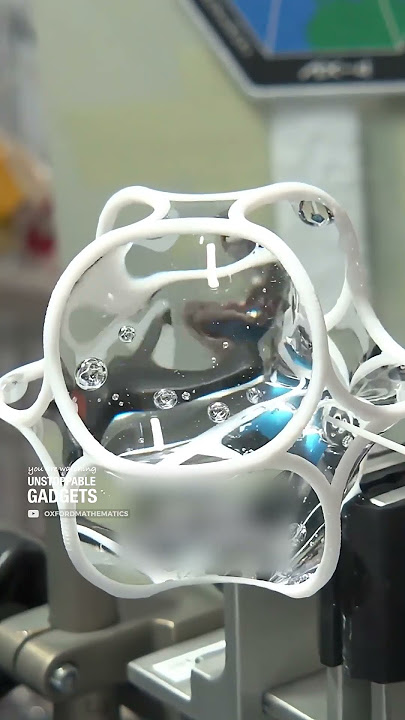 This shape was formed using water in outer space