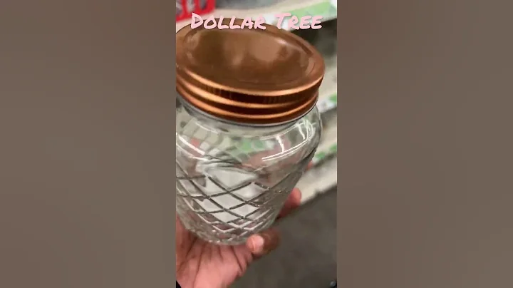 Dollar Tree finds🤩 storage jars… great decor or kitchen needs # #dollartree #shorts #youtubeshorts