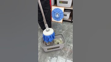 Floor Cleaning Spin Mop #cleaningtools #amazon #shorts 16