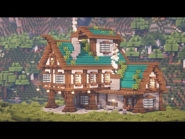 Casa medieval/simple medieval house : Craftxing #minecraft