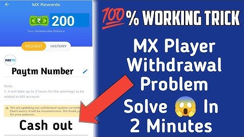 MX Player Withdrawal Problem Solve 🤑😌😱 In 2 Minutes