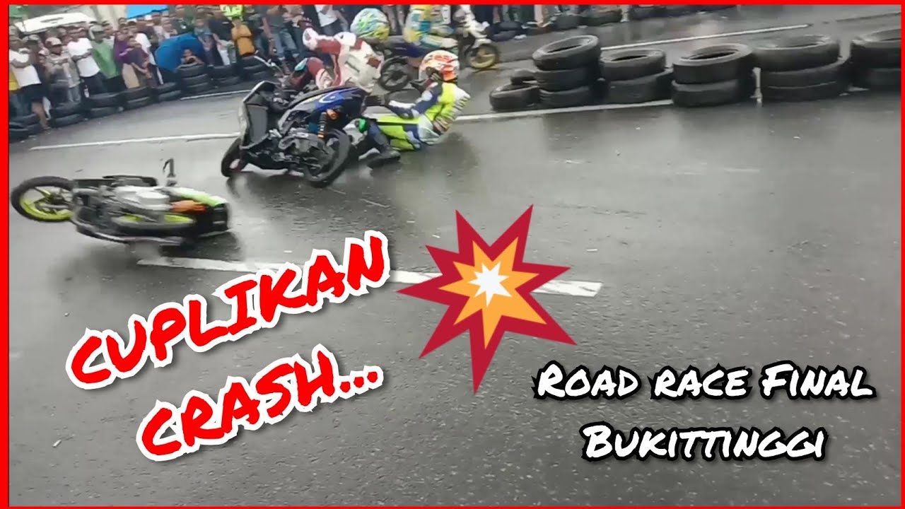 Cuplikan Crash Road Race Bukittinggi