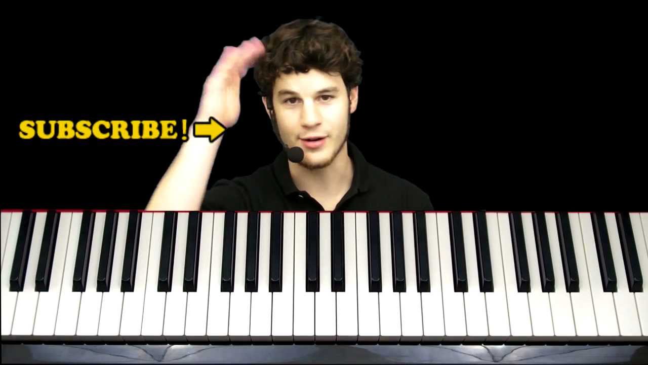 How to "Canon in (Pachelbel) Piano Tutorial w/ - YouTube