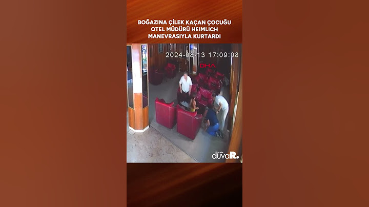 Boğazına çilek kaçan çocuğu 'heimlich manevrasıyla' kurtardı #shorts