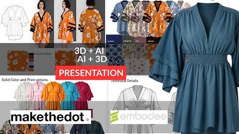 3D Fashion Presentations Easy with MakeTheDot + Embodee (AI x Style Workflow Pt. 2)