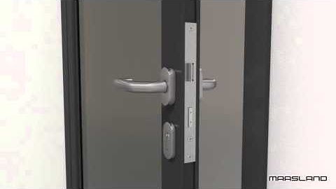 Deurbeslag   Sloten   Zelfvergrendelende anti panieksloten   Smaldeursloten