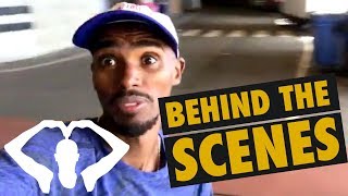 Behind the Scenes at the London Stadium Warm Up Track! | Mo Farah