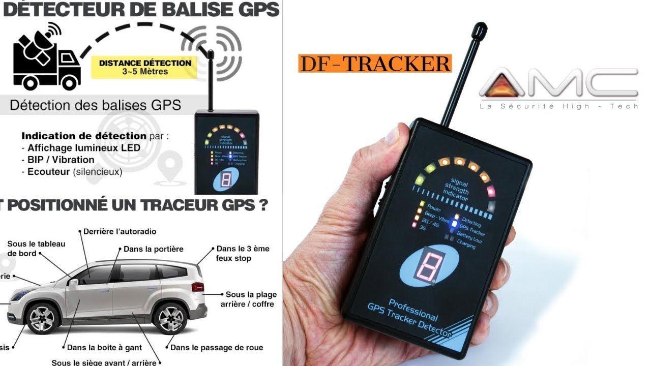 Détecteur de micro traceur GPS - Détecteur de fréquences Russe