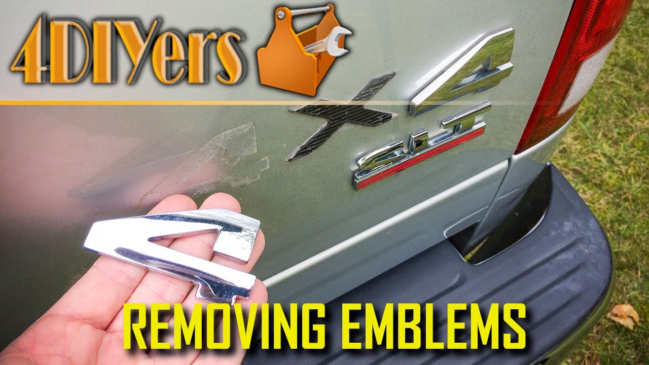 How to Debadge or Remove Emblems from Your Car 