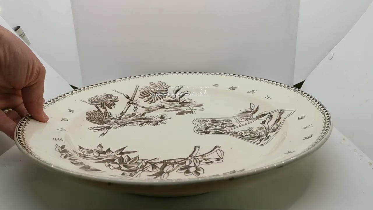 Antique George Jones China Platter Caius Pattern 1861 -1873