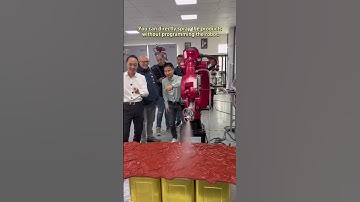 Spray robot#spray #spraypaint #robot #industrialrobot #sixaxisrobot #automated #robotarm #machine