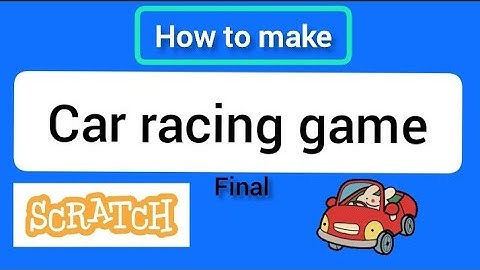 How to make simple car racing game and shooting game in scratch part 3 final .