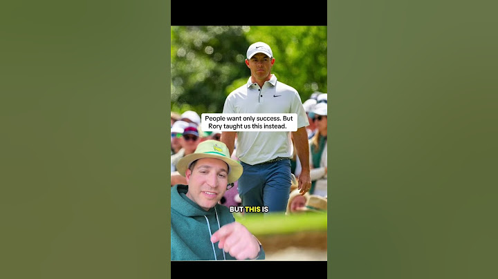 The one thing no one's talking about Rory's Masters win
