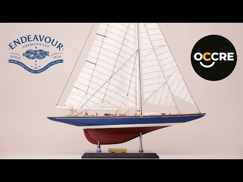 How to build the Endeavour America's Cup yacht model kit