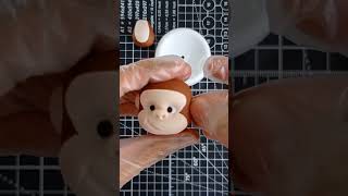 Fondant Monkey Tutorial #cakedecorating #tutorial #sculpting #topper #animaltopper #fondant #howto