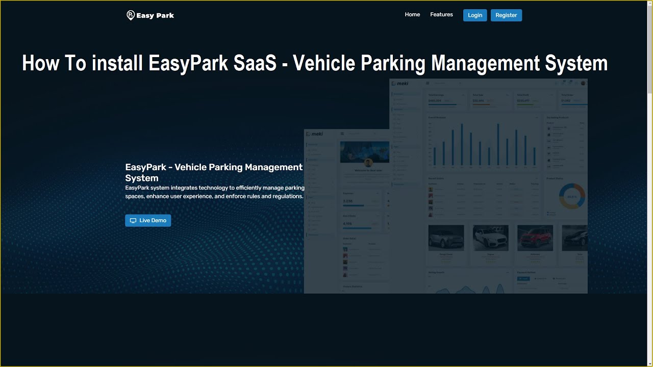 How To install EasyPark SaaS - Vehicle Parking Management System On loclahost