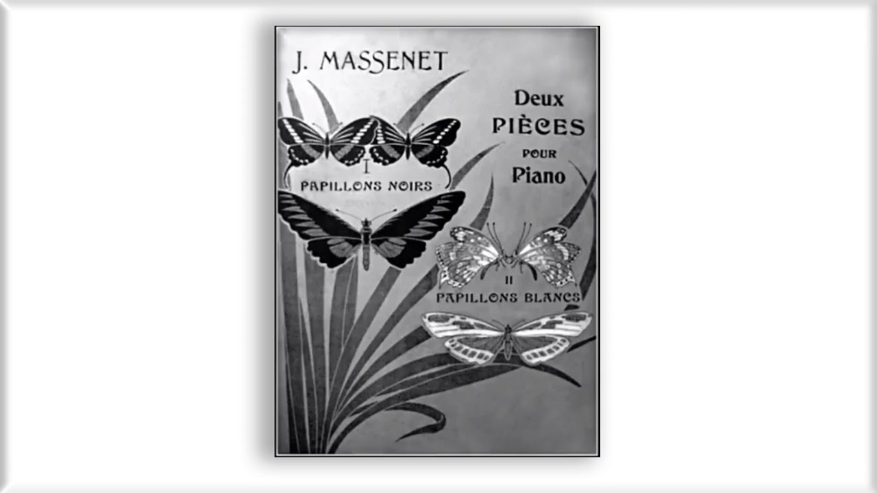 Papillons Noirs  - Jules Massenet - Classical - Midi - Piano