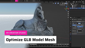 XR Creator Studio | Optimize GLB Model Mesh