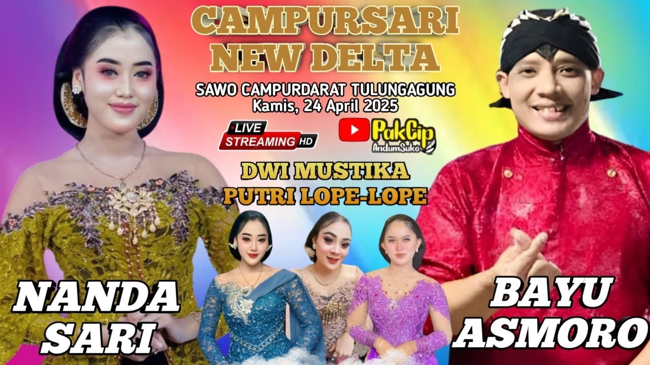 #LiVE Campursari NEW DELTA BT: NANDASARI & BAYU ASMORO || 24-04-2025 || TERBARU CAMPURDARAT