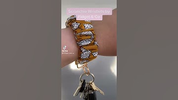 Chookie Scrunchie Wristlet made by Fidget & Co. www.fidgetandco.com.au