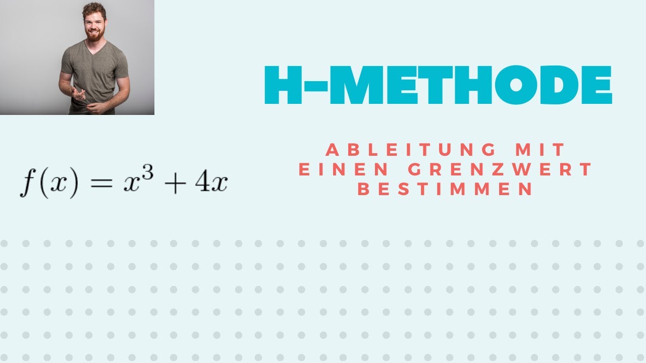 H Methode Ableitung Mit Einem Grenzwert Bestimmen Differentialquotient Beispiel F X X 3 4x Youtube