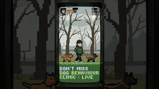 Are you ready for Dog Behaviour Clinic: Live?