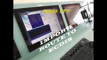 Как импортировать рут в ЭКНИС Фуруно FMD 3100 / 3200.  How to import route to ECDIS Furuno FMD 3100
