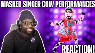 I Was Tricked! | The Masked Singer 2023 - Cow - All Performances and Reveal | REACTION!