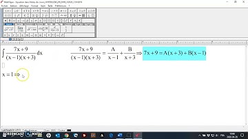 Intégration par décomposition en fractions partielles : exemple 1
