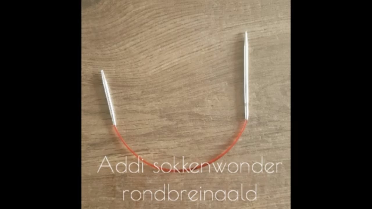 sokken breien met de Addi sokkenwonder rondbreinaald