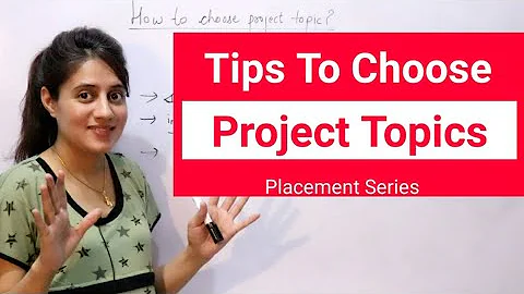 How do you create a project topic?